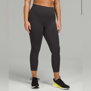 Lululemon Graphite Grey Base Pace High-Rise Running Tight 25"